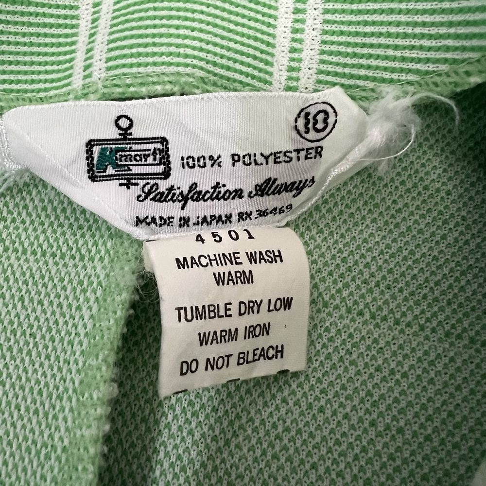 Vintage 60s 70s Kmart Polyester Leisure Suit Jacket Shirt Blazer Plaid Womens M - Picture 4 of 13
